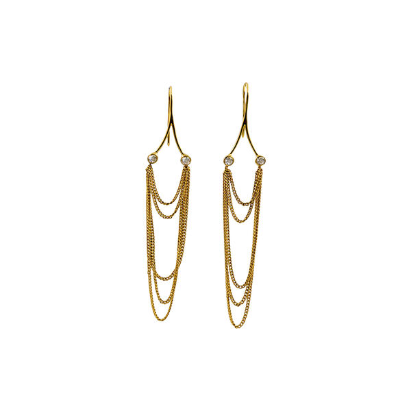 Silent Waterfall Earrings, Stone Copenhagen