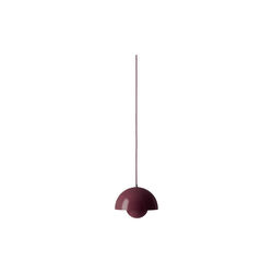 Flowerpot VP1 Pendant, dark plum, &Tradition