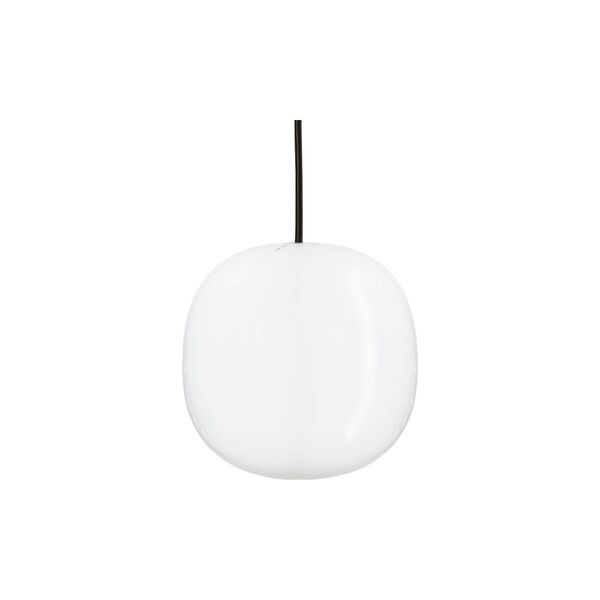 SuperCube 150 Pendant, opal/black, Piet Hein