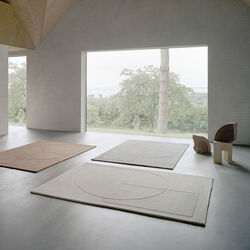 Lineal Poem gulvt&aelig;ppe, beige, Linie Design