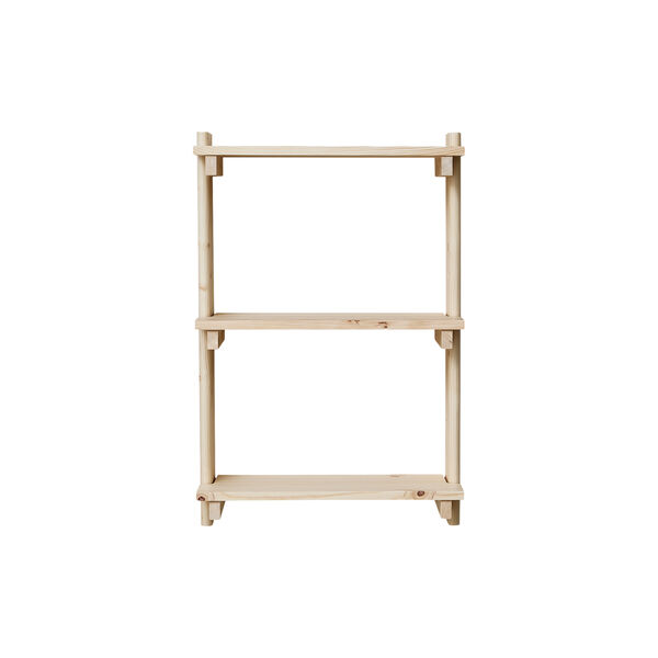 Beam Wall Shelf 3, pine, Form & Refine
