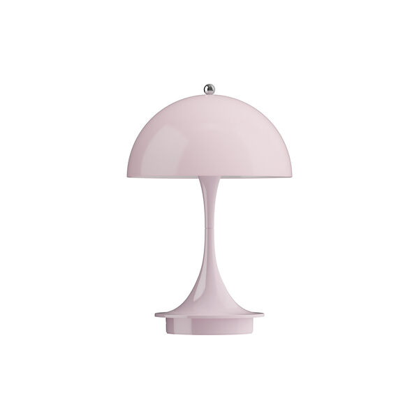 Panthella 160 Portable bordlampe, opal pale rose, Louis Poulsen
