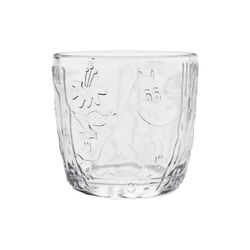 Mumi drikkeglas 28 cl 2 stk., klar, Moomin Arabia