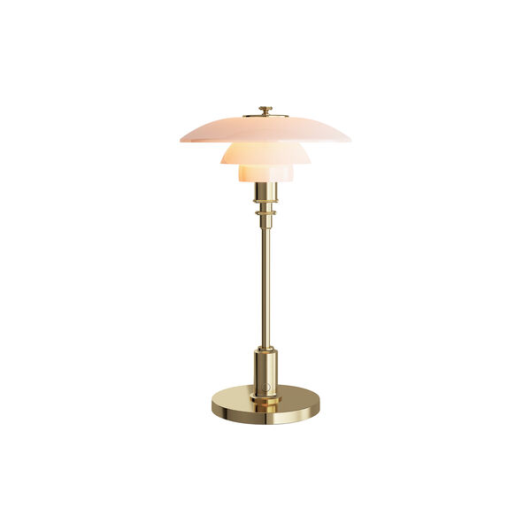 PH 2/1 Portable bordlampe, brass, Louis Poulsen