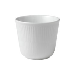Hvid Riflet termokop 26 cl, Royal Copenhagen