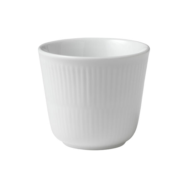 Hvid Riflet termokop 26 cl, Royal Copenhagen
