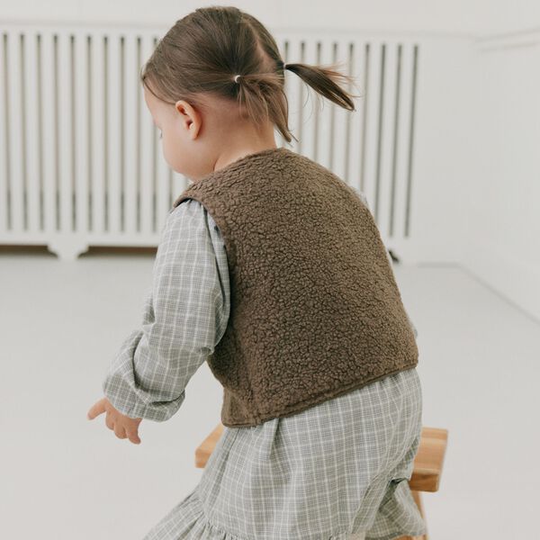RebaKB Vest, light brown, Sofie Schnoor