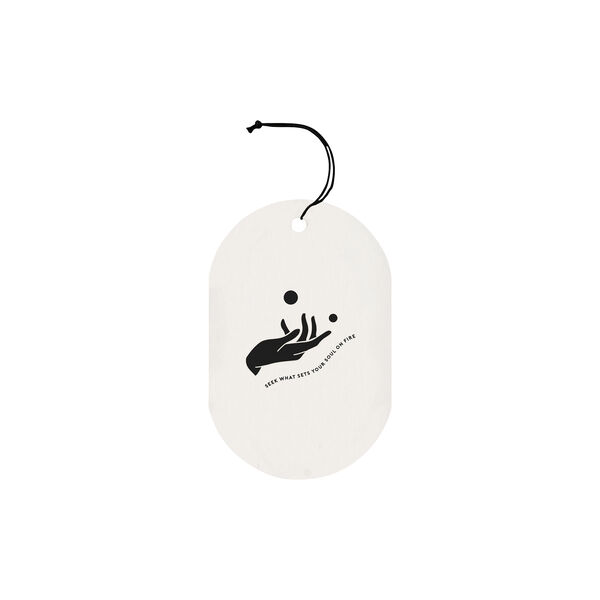 No. 6 Scented Car/Room Tag, Galbanum/Sandalwood, Candly & Co