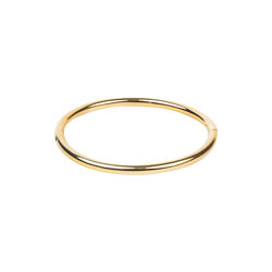 AN-O Bracelet, light gold, bangle up