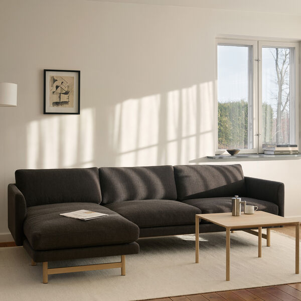 6725 Piloti Wood Coffee Table, light oiled oak, Fredericia Furniture