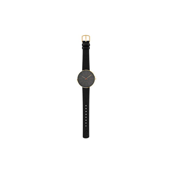 Bankers armb&aring;ndsur, grey/gold/black, Arne Jacobsen Watches
