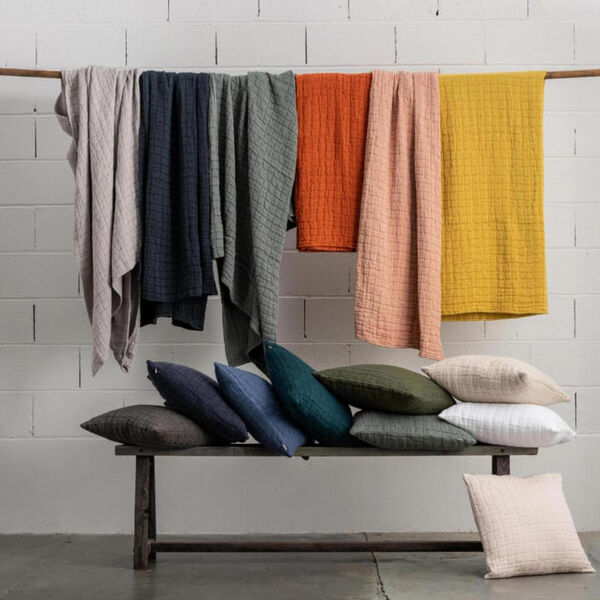 Swami sengetæppe, blanc, Vivaraise