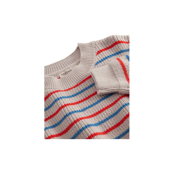 Teno Knitwear, tomato mix stripe, MarMar Copenhagen