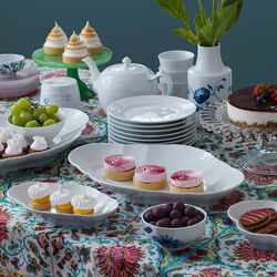 Hvid Elements fad 19 cm, Royal Copenhagen