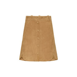 IR Funda Skirt, suede light brown, Atelier R&ecirc;ve