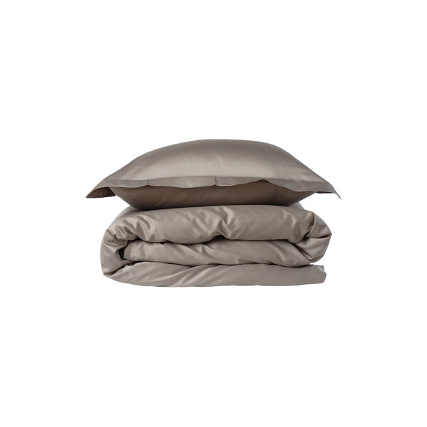 Satinv&aelig;vet senget&oslash;j, lysegr&aring;, Geismars V&aelig;verier