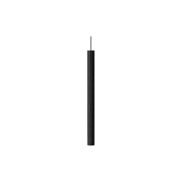 Chimes Tall Pendant, black oak, UMAGE