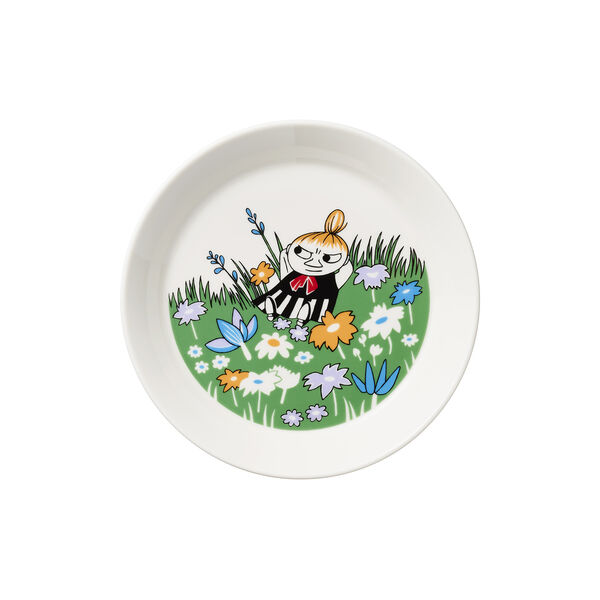 Mumi tallerken &Oslash; 19 cm Lille My p&aring; engen, Moomin Arabia