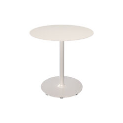 PICO Café Table with Round Base Ø 74, muted white, HOUE