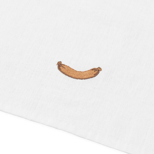 Yummy viskestykke, sausage, Normann Copenhagen