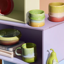 Poppery Krus med hank, apple green/mint, K&auml;hler