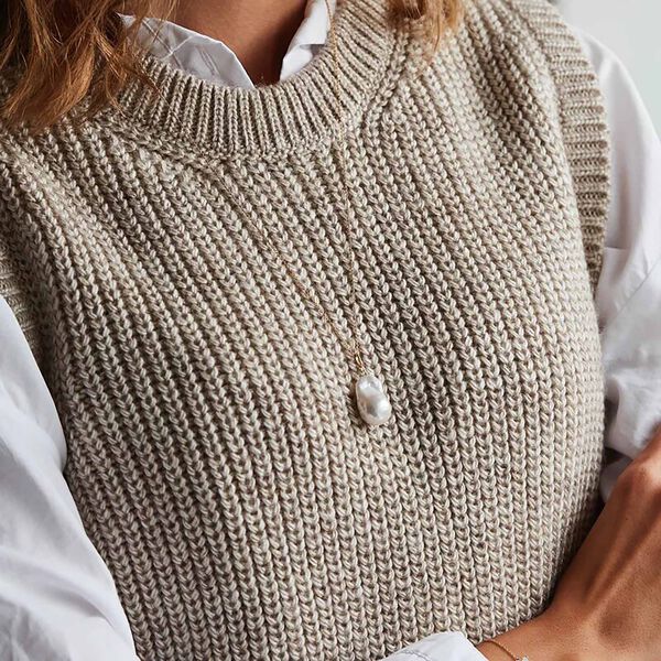 Fryd Barok perle vedh&aelig;ng L, guld, Ro Copenhagen