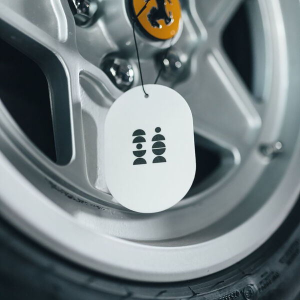 No. 4 Scented Car/Room Tag, Pine/Patchouli, Candly & Co