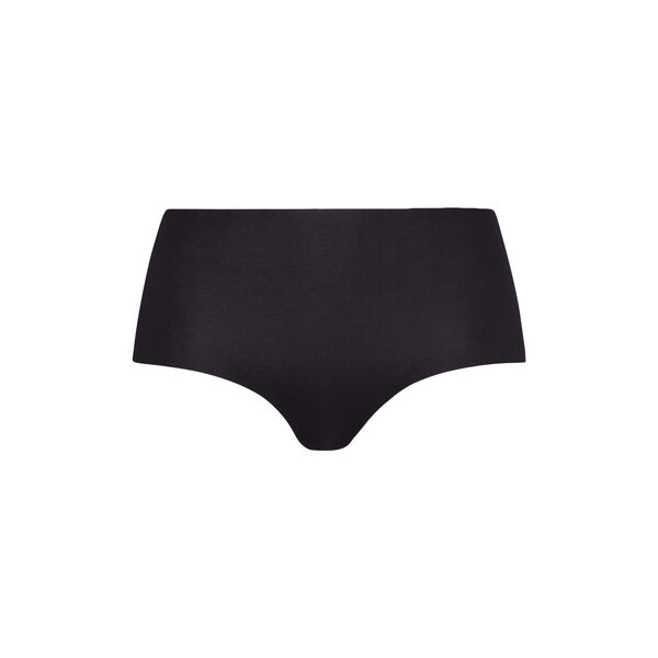 Invisible Cotton Maxi Briefs, black, HANRO