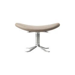 Corona Ottoman, burned grey 40783, Fredericia Furniture