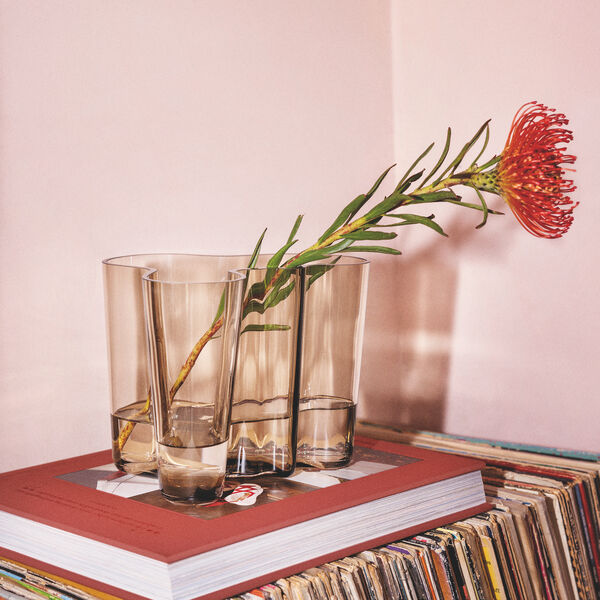 Alvar Aalto vase 14 cm, linen, Iittala