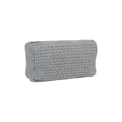 Strikket Clutch Petra, med grey melange Strikket Clutch Petra, med grey melange, By LOHN