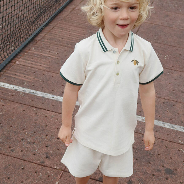 Florian Polo Shirt, antique white, Konges Sløjd