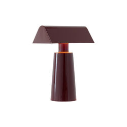 Caret MF1 Portable bordlampe, dark burgundy, &Tradition