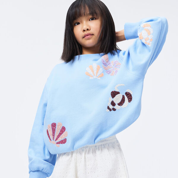 Marge sweater, sparkling sea, Molo