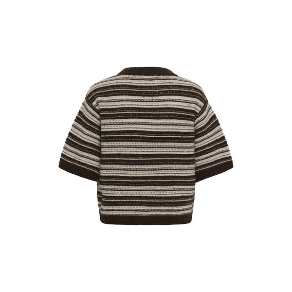 CerysPW Pullover, brown/french oak stripe, Part Two