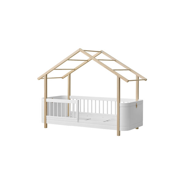 Wood Mini+ husseng, hvid/eg, Oliver Furniture