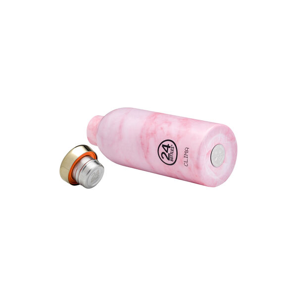 Clima Termoflaske, pink marble, 24Bottles