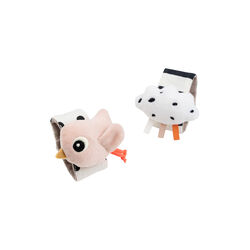 Happy Clouds h&aring;ndledsrangles&aelig;t 2 stk., powder, Done by Deer