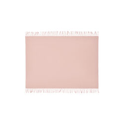 Franja plaid, 01234 pink-white, Silkeborg Uldspinderi
