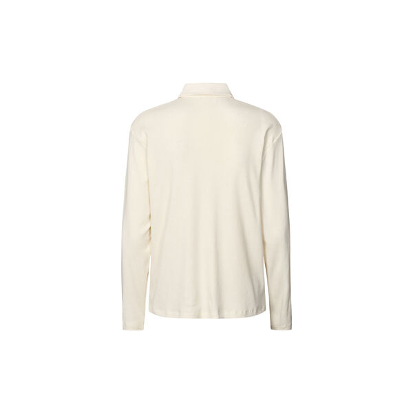 Rib Polo LS Elevate, ivory, Rethinkit