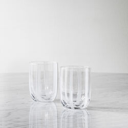 Stripe glas, white stripes, Normann Copenhagen