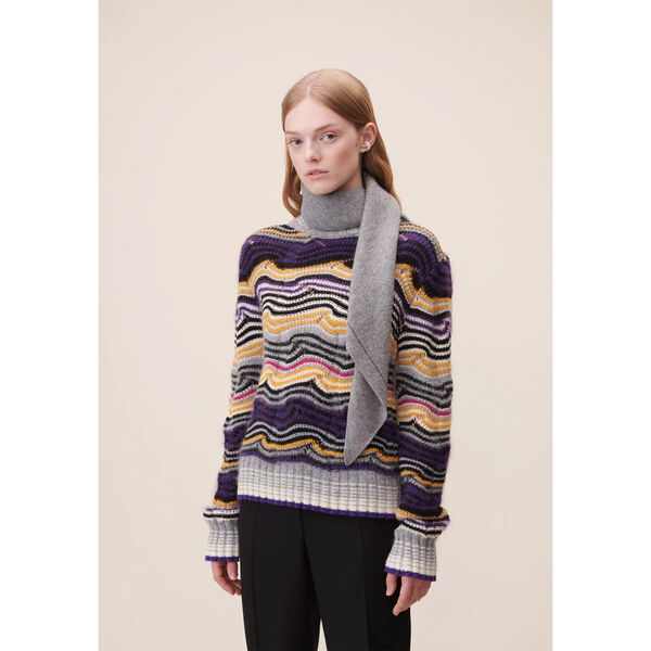 Triangle Solid Logo M, city middlegrey melange, Lala Berlin