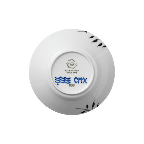 Sort Mega Riflet dyb tallerken &Oslash; 24 cm, Royal Copenhagen