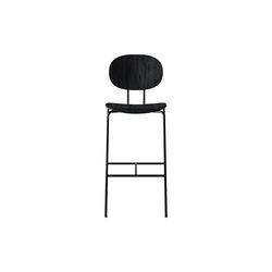PIET HEIN Bar Chair, sortlakeret eg, Sibast Furniture