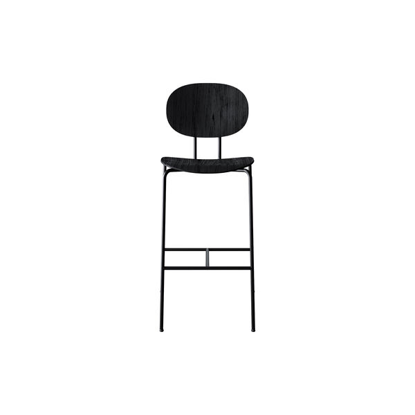 PIET HEIN Bar Chair, sortlakeret eg, Sibast Furniture