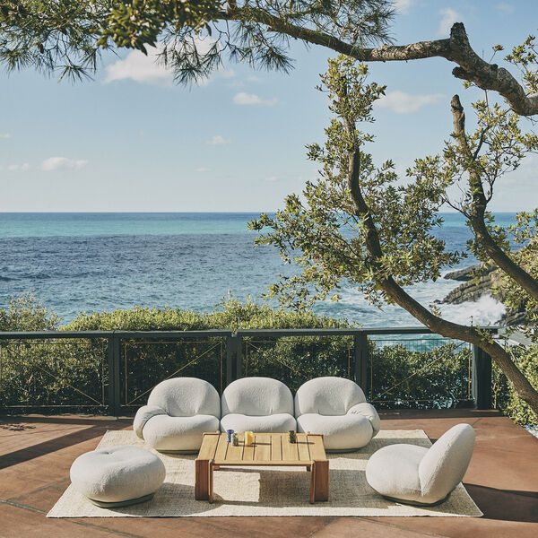 Pacha Outdoor 3-seater Sofa with Armrests, Libera 003, GUBI