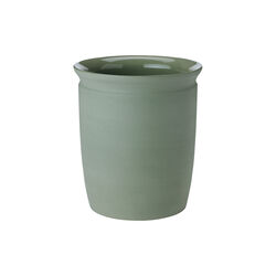 Knabstrup Syltekrukke 1 L, olive, Knabstrup Keramik