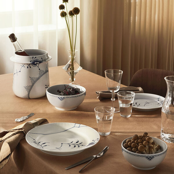 Bl&aring; Mega Riflet vink&oslash;ler 21,5 cm, Royal Copenhagen