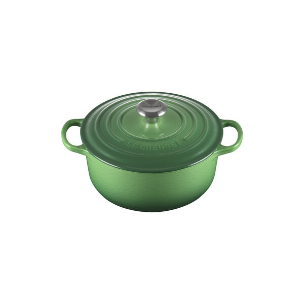 Signature rund st&oslash;bejernsgryde &Oslash; 20 cm, bamboo green, Le Creuset