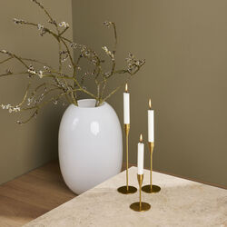 Saturn lysestage 36 cm, messing, Piet Hein